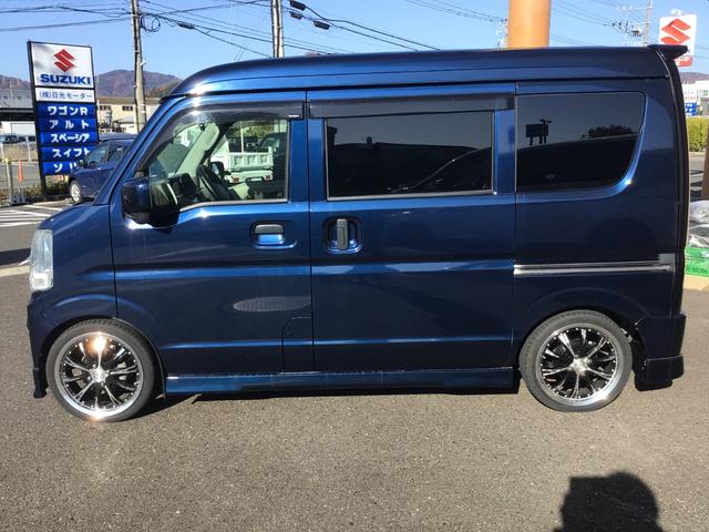 エブリイ ジョイン　４ＷＤ　ハイルーフ　簡易ベット仕様取外可　キャンピング　ナビ　バックカメラ　テイン車高調　衝突軽減ブレーキ　ＥＴＣ　ドラレコ　リアモニター　ＬＥＤヘッドライト　フォグライト　社外１６アルミ　５ＡＧＳ車（40枚目）