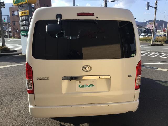 ハイエースワゴン GL 4WD 10人乗り 衝突軽減ブレーキ ナビ バックカメラ ETC ドラレコ スマートキー レーンキープスライドドア、リアバンパー板金修理渡 電格ミラー パワースライドドア オートマチックハイビーム(40枚目)