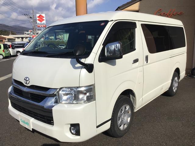 ハイエースワゴン GL 4WD 10人乗り 衝突軽減ブレーキ ナビ バックカメラ ETC ドラレコ スマートキー レーンキープスライドドア、リアバンパー板金修理渡 電格ミラー パワースライドドア オートマチックハイビーム(42枚目)