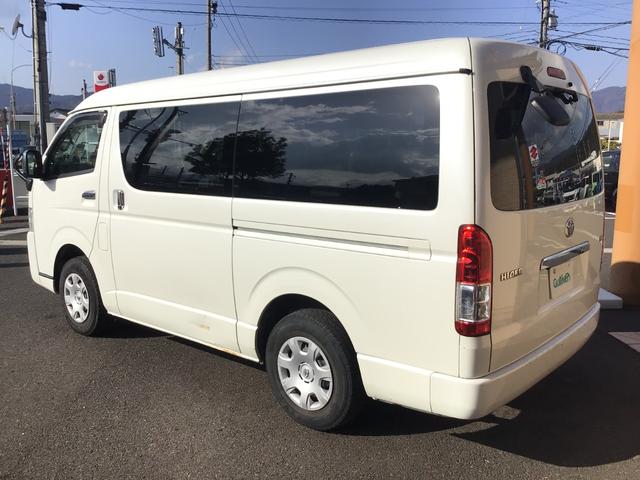 ハイエースワゴン GL 4WD 10人乗り 衝突軽減ブレーキ ナビ バックカメラ ETC ドラレコ スマートキー レーンキープスライドドア、リアバンパー板金修理渡 電格ミラー パワースライドドア オートマチックハイビーム(45枚目)