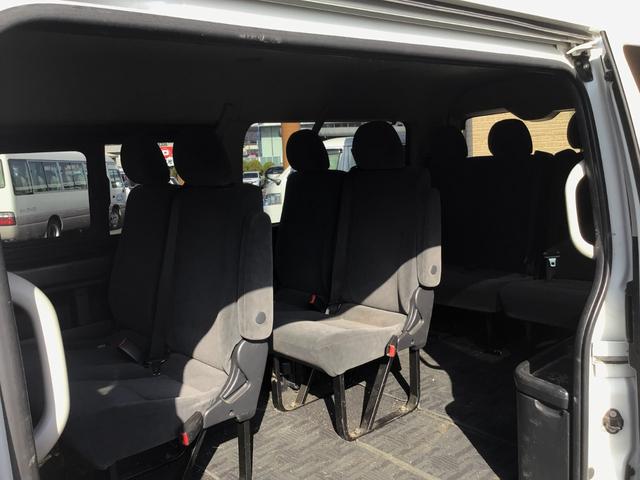 ハイエースワゴン GL 4WD 10人乗り 衝突軽減ブレーキ ナビ バックカメラ ETC ドラレコ スマートキー レーンキープ スライドドア、バックドア、リアバンパー板金修理渡 電格ミラー パワースライドドア オートライト(25枚目)