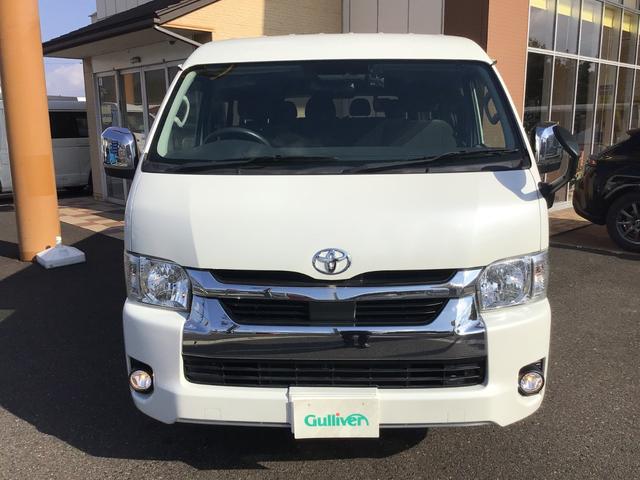 ハイエースワゴン GL 4WD 10人乗り 衝突軽減ブレーキ ナビ バックカメラ ETC ドラレコ スマートキー レーンキープ スライドドア、バックドア、リアバンパー板金修理渡 電格ミラー パワースライドドア オートライト(38枚目)