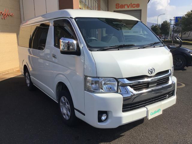 ハイエースワゴン GL 4WD 10人乗り 衝突軽減ブレーキ ナビ バックカメラ ETC ドラレコ スマートキー レーンキープ スライドドア、バックドア、リアバンパー板金修理渡 電格ミラー パワースライドドア オートライト(40枚目)