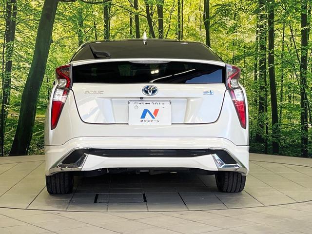 プリウス Sツーリングセレクション モデリスタフルエアロ 純正ナビ バックカメラ セーフティセンス レーダークルコン 前席シートヒーター 合皮シート LEDランプ LEDフォグ オートライト オートエアコン スマートキー 17インチAW(16枚目)