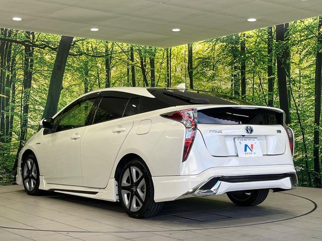 プリウス Sツーリングセレクション モデリスタフルエアロ 純正ナビ バックカメラ セーフティセンス レーダークルコン 前席シートヒーター 合皮シート LEDランプ LEDフォグ オートライト オートエアコン スマートキー 17インチAW(55枚目)