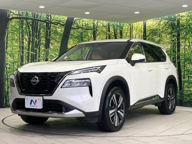 エクストレイル G e-4ORCE 4WD 純正12.3型ナビ アラウンドビュー プロパイロットパーキング パワーバックドア 後方車両検知 茶革シート ステアリングヒーター シートヒーター インテリジェントルームミラー ワイヤレス充電(63枚目)