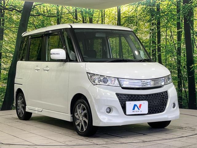 パレットSW XS パワースライドドア 禁煙車 HDDナビ バックカメラ ETC スマートキー オートライト オートエアコン フルセグTV HIDヘッド 純正14インチAW フォグランプ CD・DVD再生(18枚目)