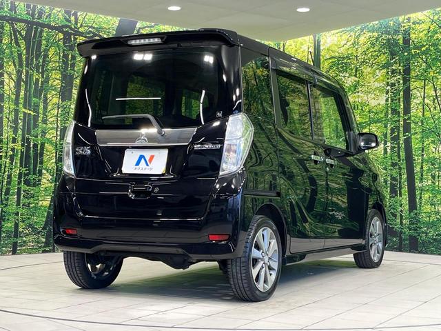 eKスペースカスタム カスタムT 4WD 純正ナビ 両側パワースライドドア ターボ バックカメラ シートヒーター ドライブレコーダー ETC CD/DVD/フルセグ HIDランプ オートライト オートエアコン オペレーションキー(18枚目)