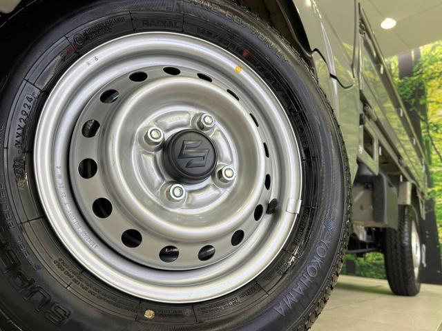 キャリイトラック KCエアコン・パワステ農繁仕様 4WD 純正ナビ セーフティサポート コーナーセンサー オートライト オートハイビーム ドライブレコーダー 車線逸脱警報 ヘッドライトレベライザー 3方開荷台 ダイアル式エアコン 横滑り防止装置(13枚目)