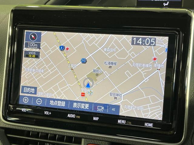 ヴォクシー ハイブリッドＸ　純正９型ナビ　後席モニター　両側パワースライドドア　バックカメラ　セーフティセンス　クルーズコントロール　ＥＴＣ　ドライブレコーダー　ＬＥＤランプ　オートライト　デュアルエアコン　スマートキー（4枚目）