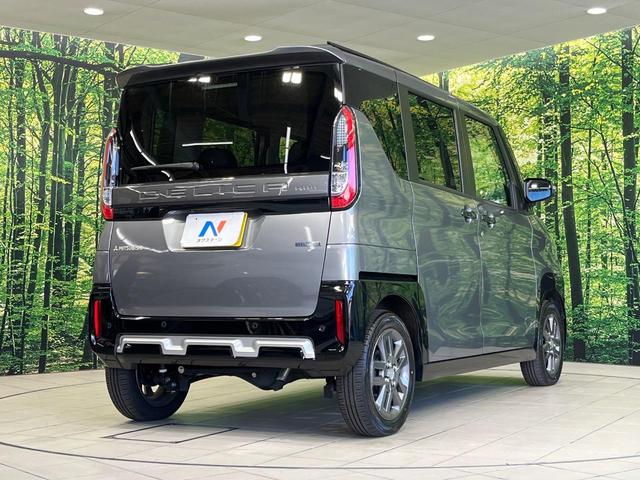デリカミニ G 4WD 電動スライドドア 純正SDナビ バックカメラ 衝突被害軽減システム 禁煙車 ハーフレザーシート コーナーセンサー スマートキー LEDヘッド ルーフレール ビルトインETC オートハイビーム(18枚目)