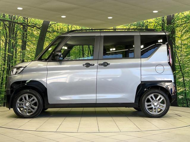 デリカミニ G 4WD 電動スライドドア 純正SDナビ バックカメラ 衝突被害軽減システム 禁煙車 ハーフレザーシート コーナーセンサー スマートキー LEDヘッド ルーフレール ビルトインETC オートハイビーム(53枚目)