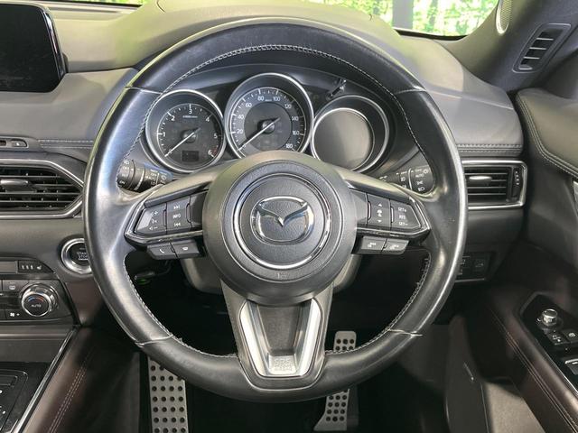 CX-8 XD Lパッケージ 4WD マツダコネクト 後席モニター 360度ビュー BOSE スマートブレーキサポート ブラインドスポットモニター パワーバックドア レザーシート 前/中列シートヒーター ステアリングヒーター(12枚目)