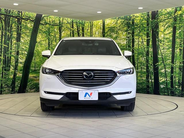 CX-8 XD Lパッケージ 4WD マツダコネクト 後席モニター 360度ビュー BOSE スマートブレーキサポート ブラインドスポットモニター パワーバックドア レザーシート 前/中列シートヒーター ステアリングヒーター(15枚目)