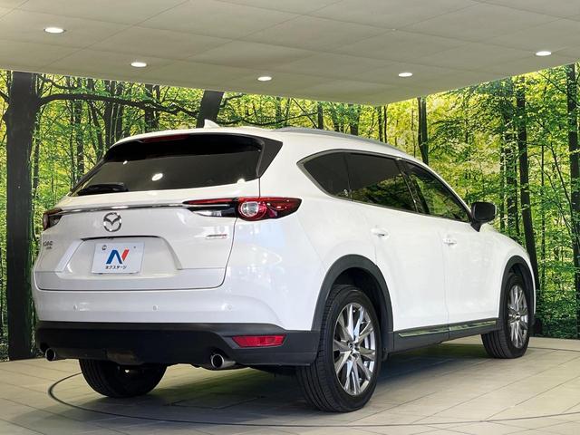 CX-8 XD Lパッケージ 4WD マツダコネクト 後席モニター 360度ビュー BOSE スマートブレーキサポート ブラインドスポットモニター パワーバックドア レザーシート 前/中列シートヒーター ステアリングヒーター(18枚目)