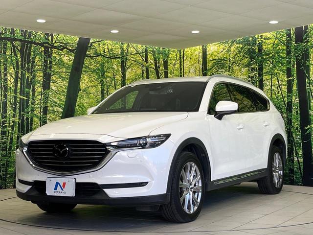 CX-8 XD Lパッケージ 4WD マツダコネクト 後席モニター 360度ビュー BOSE スマートブレーキサポート ブラインドスポットモニター パワーバックドア レザーシート 前/中列シートヒーター ステアリングヒーター(57枚目)