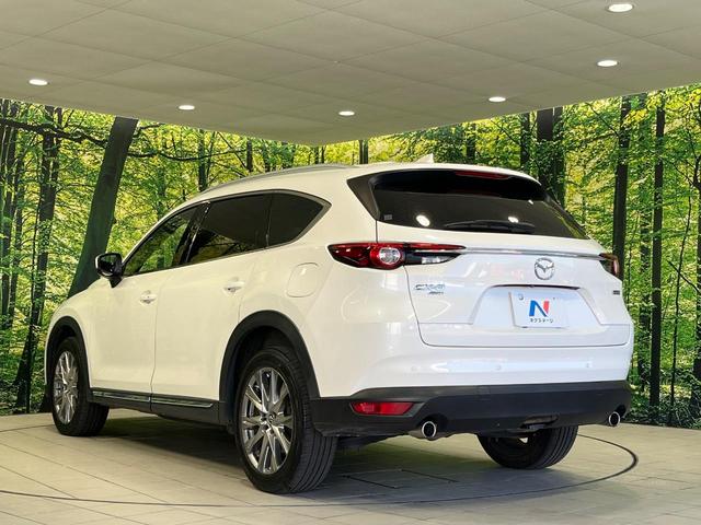CX-8 XD Lパッケージ 4WD マツダコネクト 後席モニター 360度ビュー BOSE スマートブレーキサポート ブラインドスポットモニター パワーバックドア レザーシート 前/中列シートヒーター ステアリングヒーター(58枚目)