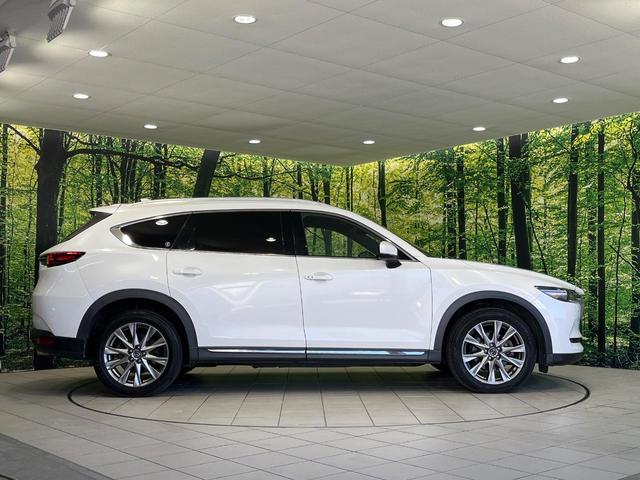CX-8 XD Lパッケージ 4WD マツダコネクト 後席モニター 360度ビュー BOSE スマートブレーキサポート ブラインドスポットモニター パワーバックドア レザーシート 前/中列シートヒーター ステアリングヒーター(60枚目)