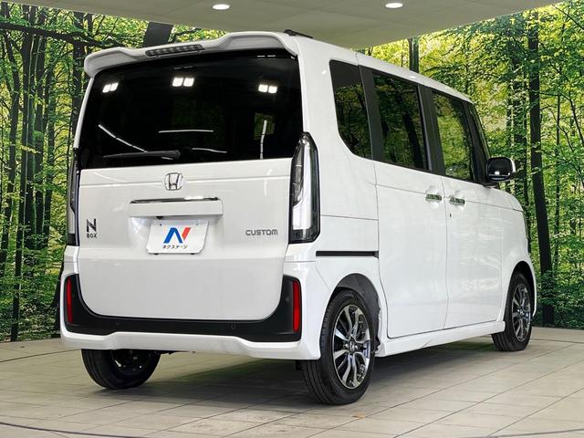 Ｎ－ＢＯＸカスタム ベースグレード　届出済未使用車　両側パワースライドドア　ホンダセンシング　アダプティブクルコン　前席シートヒーター　ＬＥＤランプ　オートライト　オートエアコン　スマートキー　ロールサンシェード　シートバックテーブル（18枚目）
