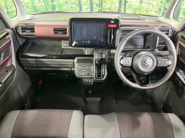 スペーシアカスタム ハイブリッドＸＳターボ　４ＷＤ　純正９型ナビ　両側パワースライドドア　全方位モニター　セーフティサポート　アダプディブクルコン　ステアリングヒーター　前席シートヒーター　ＥＴＣ　ＬＥＤランプ　ＬＥＤフォグ　パドルシフト（2枚目）