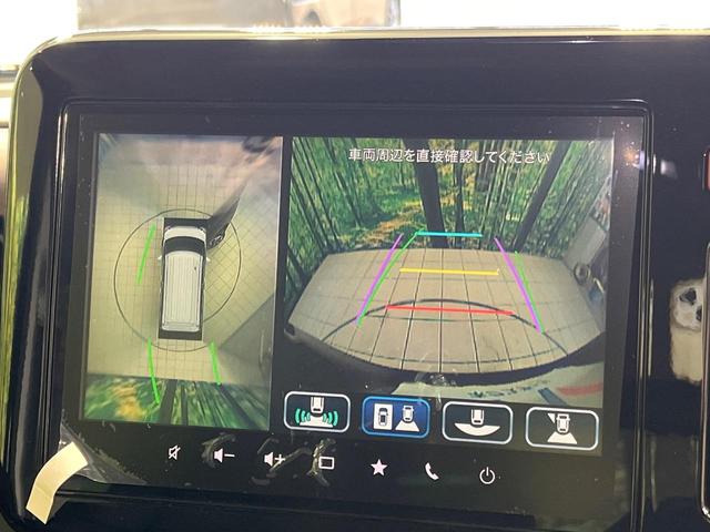 スペーシアカスタム ハイブリッドＸＳターボ　４ＷＤ　純正９型ナビ　両側パワースライドドア　全方位モニター　セーフティサポート　アダプディブクルコン　ステアリングヒーター　前席シートヒーター　ＥＴＣ　ＬＥＤランプ　ＬＥＤフォグ　パドルシフト（5枚目）