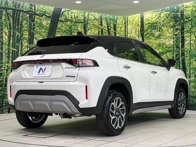 フロンクス ベースグレード 4WD 純正9型ナビ 全方位モニター セーフティサポート アダプディブクルコン ブラインドスポットモニター スノーモード 2トーンカラー 前席シートヒーター フルセグ コーナーセンサー LEDランプ(18枚目)