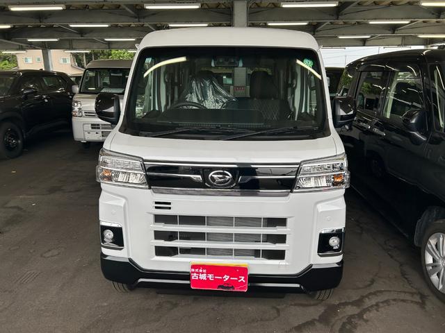 アトレー ＲＳ　届出済未使用車　４ＷＤ　両面電動スライドドア　衝突被害軽減ブレーキ　オートエアコン　オートライト　プッシュスタート　横滑り防止装置　アイドリングストップ　クリアランスソナー　ＬＥＤヘッドライト（2枚目）