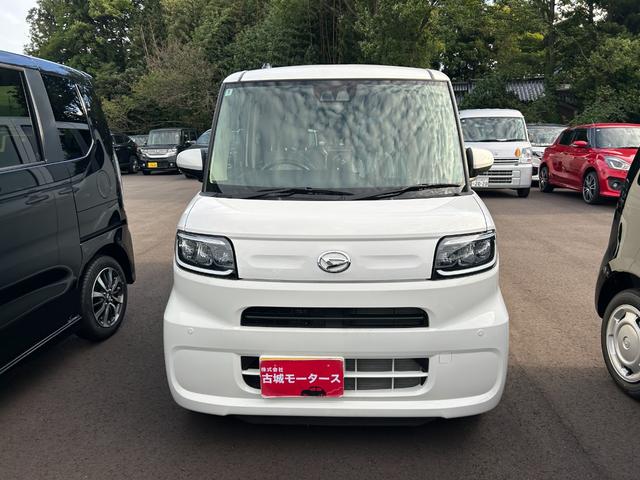 タント L 届出済未使用車 衝突被害軽減ブレーキ クリアランスソナー 盗難防止システム スマートキー スライドドア 横滑り防止装置 電動格納ミラー LEDヘッドライト オートライト オートエアコン(2枚目)