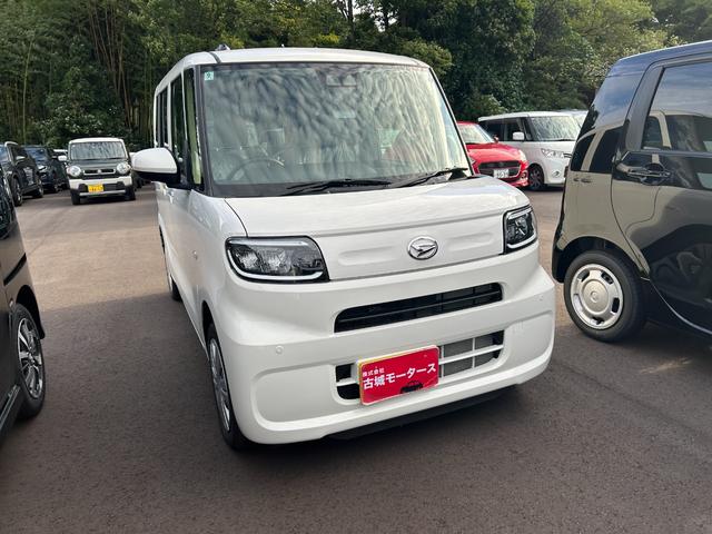 タント L 届出済未使用車 衝突被害軽減ブレーキ クリアランスソナー 盗難防止システム スマートキー スライドドア 横滑り防止装置 電動格納ミラー LEDヘッドライト オートライト オートエアコン(3枚目)