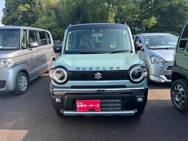 ハスラー タフワイルド 届出済未使用 スズキセーフティサポート オートエアコン クルーズコントロール シートヒーター 革巻ステアリング スマートキー LEDヘッドランプ LEDライトフォグ オートライト クリアランスソナー(2枚目)