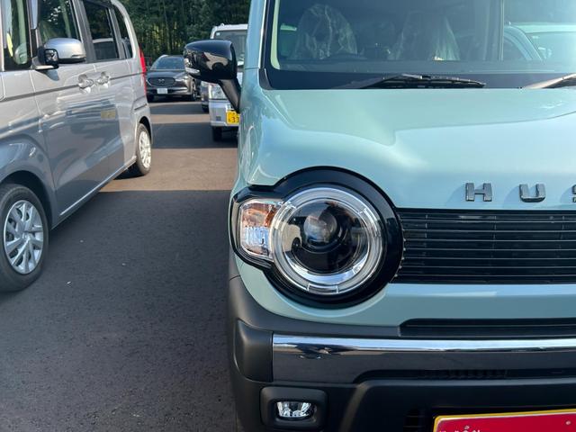 ハスラー タフワイルド 届出済未使用 スズキセーフティサポート オートエアコン クルーズコントロール シートヒーター 革巻ステアリング スマートキー LEDヘッドランプ LEDライトフォグ オートライト クリアランスソナー(4枚目)