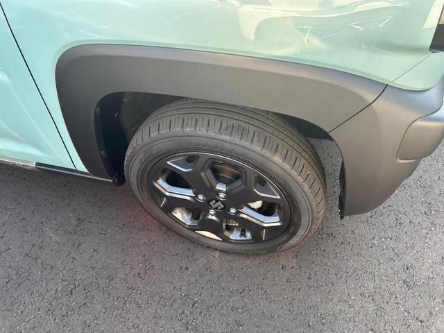 ハスラー タフワイルド 届出済未使用 スズキセーフティサポート オートエアコン クルーズコントロール シートヒーター 革巻ステアリング スマートキー LEDヘッドランプ LEDライトフォグ オートライト クリアランスソナー(28枚目)