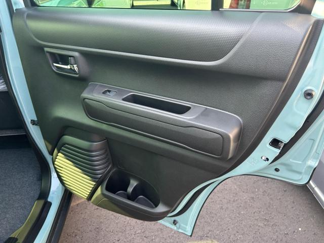 ハスラー タフワイルド 届出済未使用 スズキセーフティサポート オートエアコン クルーズコントロール シートヒーター 革巻ステアリング スマートキー LEDヘッドランプ LEDライトフォグ オートライト クリアランスソナー(35枚目)