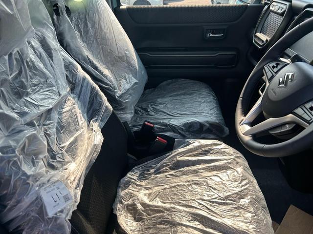 ハスラー タフワイルド 届出済未使用 スズキセーフティサポート オートエアコン クルーズコントロール シートヒーター 革巻ステアリング スマートキー LEDヘッドランプ LEDライトフォグ オートライト クリアランスソナー(56枚目)