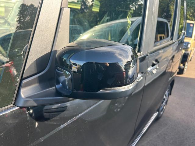 N-BOXカスタム 届出済未使用車 左側パワースライドドア シートヒーター アルミホイール クルーズコントロール 衝突被害軽減ブレーキ オートエアコン アイドリングストップ プッシュスタート 電動格納ミラー(25枚目)