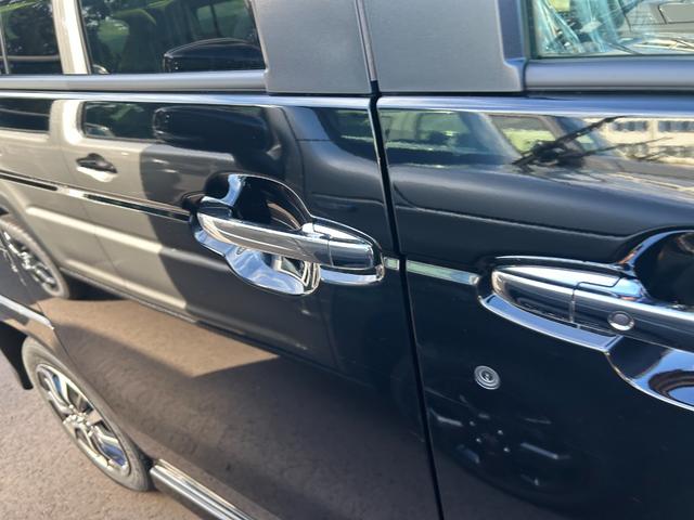 N-BOXカスタム 届出済未使用車 左側パワースライドドア シートヒーター アルミホイール クルーズコントロール 衝突被害軽減ブレーキ オートエアコン アイドリングストップ プッシュスタート 電動格納ミラー(30枚目)