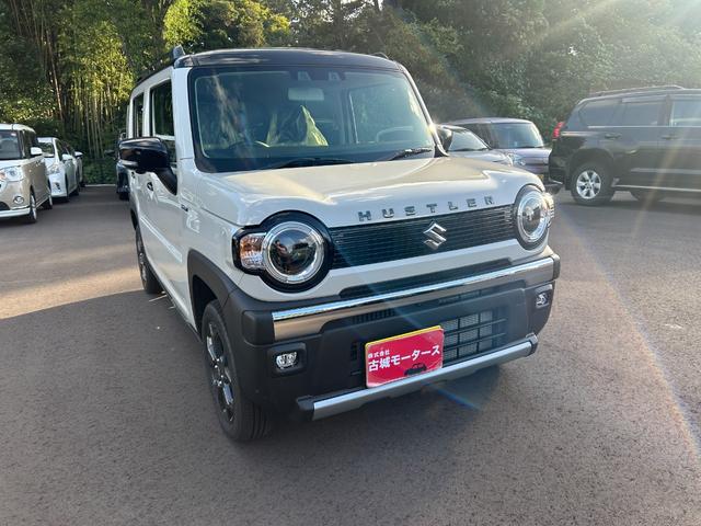 ハスラー タフワイルド 届出済未使用車 全方位ナビ クルーズコントロール オートエアコン シートヒーター アルミホイール プッシュスタート アイドリングストップ レーンアシスト 衝突被害軽減ブレーキ 電動格納ミラー(3枚目)