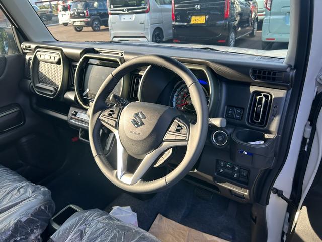 ハスラー タフワイルド 届出済未使用車 全方位ナビ クルーズコントロール オートエアコン シートヒーター アルミホイール プッシュスタート アイドリングストップ レーンアシスト 衝突被害軽減ブレーキ 電動格納ミラー(59枚目)