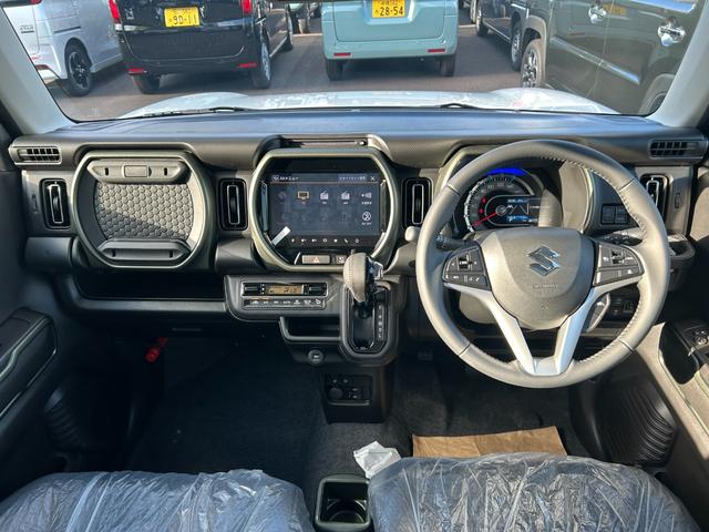 ハスラー タフワイルド 届出済未使用車 全方位ナビ クルーズコントロール オートエアコン シートヒーター アルミホイール プッシュスタート アイドリングストップ レーンアシスト 衝突被害軽減ブレーキ 電動格納ミラー(62枚目)