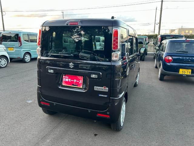スペーシア ハイブリッドX ナビ付 Bluetooth対応 バックカメラ付 衝突被害軽減ブレーキ クリアランスソナー 盗難防止システム スマートキー 両側電動スライドドア アイドリングストップ 電動格納ミラー オートエアコン(7枚目)