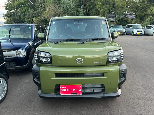 タフト X 届出済未使用車 ナビ付 バックカメラ付 衝突被害軽減ブレーキ クリアランスソナー 盗難防止システム アイドリングストップ スマートキー 電動格納ミラー LEDヘッドライト オートライト オートエアコン(2枚目)