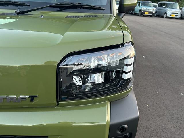 タフト X 届出済未使用車 ナビ付 バックカメラ付 衝突被害軽減ブレーキ クリアランスソナー 盗難防止システム アイドリングストップ スマートキー 電動格納ミラー LEDヘッドライト オートライト オートエアコン(5枚目)