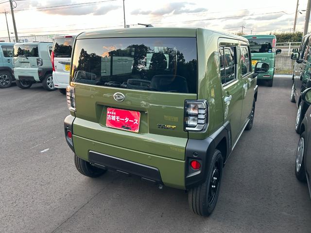 タフト X 届出済未使用車 ナビ付 バックカメラ付 衝突被害軽減ブレーキ クリアランスソナー 盗難防止システム アイドリングストップ スマートキー 電動格納ミラー LEDヘッドライト オートライト オートエアコン(7枚目)