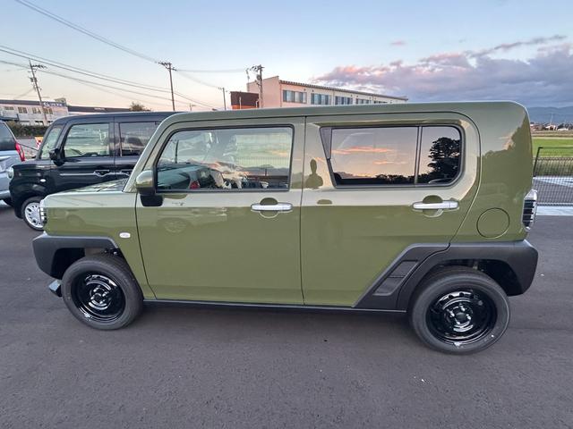 タフト X 届出済未使用車 ナビ付 バックカメラ付 衝突被害軽減ブレーキ クリアランスソナー 盗難防止システム アイドリングストップ スマートキー 電動格納ミラー LEDヘッドライト オートライト オートエアコン(25枚目)