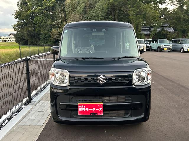 スペーシア ハイブリッドG 衝突被害軽減ブレーキ クリアランスソナー 盗難防止システム アイドリングストップ スマートキー オートライト オートライト スライドドア 電動格納ミラー アイドリングストップ 社外オーディオ付(2枚目)