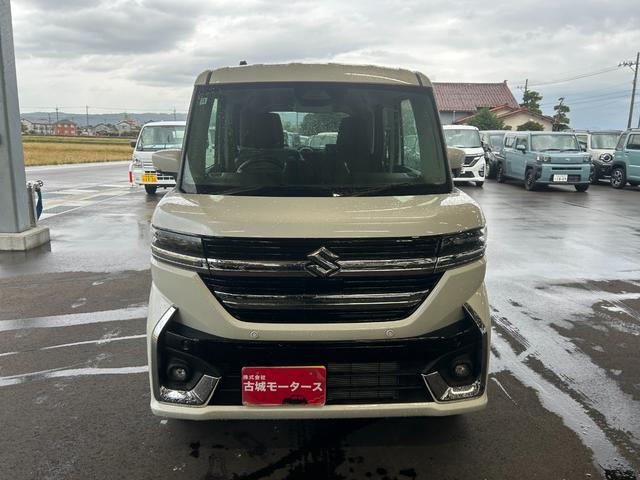 スペーシアカスタム ハイブリッドGS 届出済未使用車 シートヒーター 衝突被害軽減ブレーキ クルーズコントロール アイドリングストップ 横滑り防止装置 片側電動スライドドア プッシュスタート レーンアシスト オートエアコン(2枚目)