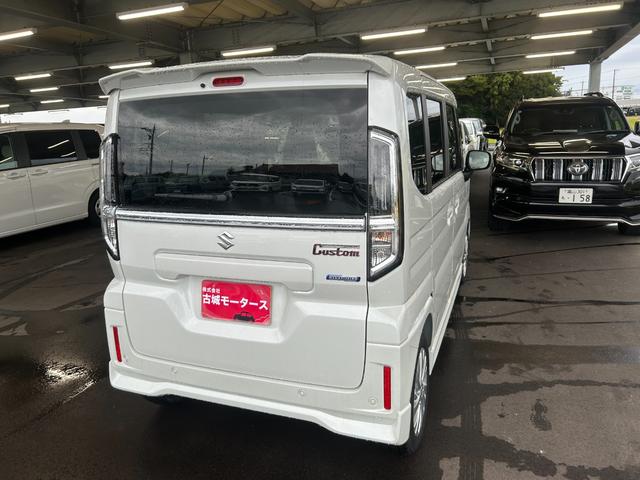 スペーシアカスタム ハイブリッドGS 届出済未使用車 シートヒーター 衝突被害軽減ブレーキ クルーズコントロール アイドリングストップ 横滑り防止装置 片側電動スライドドア プッシュスタート レーンアシスト オートエアコン(8枚目)