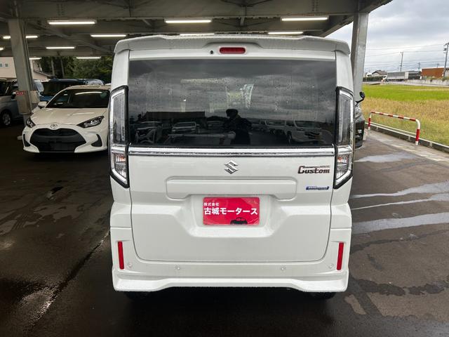 スペーシアカスタム ハイブリッドGS 届出済未使用車 シートヒーター 衝突被害軽減ブレーキ クルーズコントロール アイドリングストップ 横滑り防止装置 片側電動スライドドア プッシュスタート レーンアシスト オートエアコン(9枚目)