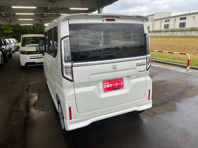 スペーシアカスタム ハイブリッドGS 届出済未使用車 シートヒーター 衝突被害軽減ブレーキ クルーズコントロール アイドリングストップ 横滑り防止装置 片側電動スライドドア プッシュスタート レーンアシスト オートエアコン(10枚目)