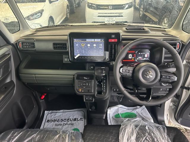スペーシアギア ハイブリッドXZ 届出済未使用車 全方位ナビ 両側電動スライドドア アイドリングストップ 横滑り防止装置 衝突被害軽減ブレーキ クルーズコントロール シートヒーター アルミホイール ルーフレール オートエアコン(56枚目)
